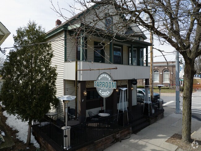 Locals frequent the Mohawk Taproom & Grill.