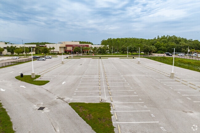 Steinbrenner High has plenty of parking for students, staff, and visitors in Lutz.