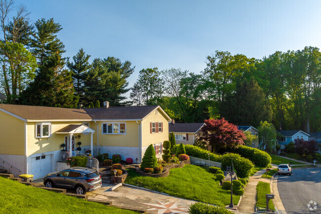 A hillside home in Westminster soaking up the last sun of the day.