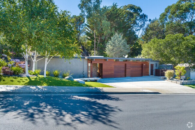 Some of Mills Estates' mid-century homes have a contemporary flair.