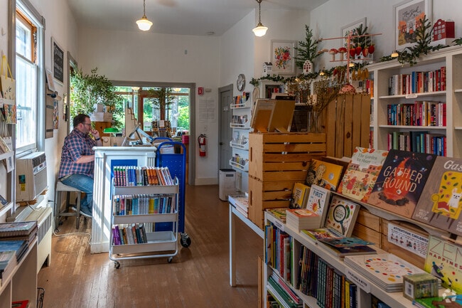 Postmark Books has a very nice selection of books for all ages in Rosendale.