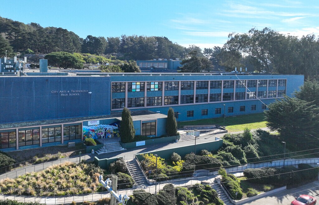 City Arts And Tech High School is a beautiful school in San Francisco.
