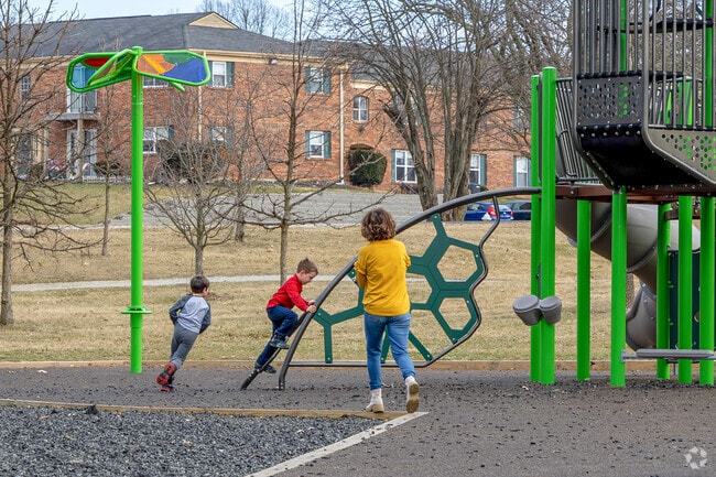 Children love running and playing at the new playgrounds in Centerville.