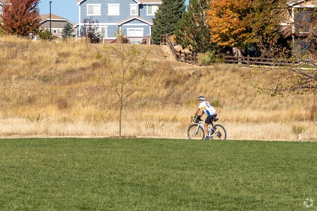 With large parks and miles of trails, Cobblestone Ranch is a biker's dream.