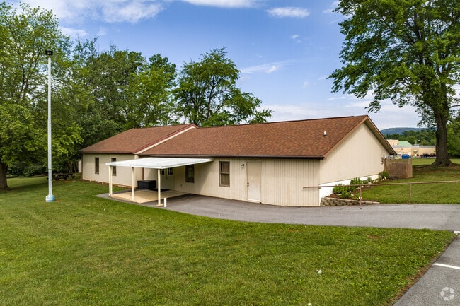 The campus at Pioneer Baptist Church School consists of several buildings.