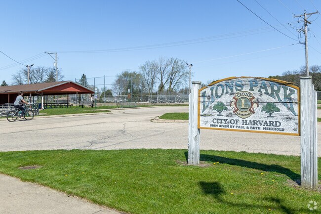 Lion's park is a great place in Harvard to ride bikes and walk.