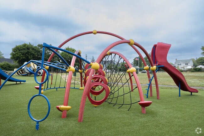 The town of Babylon recently rebuilt the playground at Michel Park in East Farmingdale, NY.