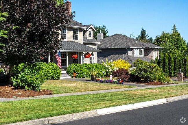 A row of homes in the Normandy Park neighborhood, south of Seattle.