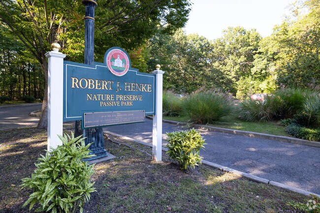 Robert J. Henke Nature Preserve features an easy wooded walking path.