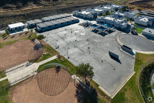 Play a game of softball on the fields at Sierra Vista Elementary School in Perris.