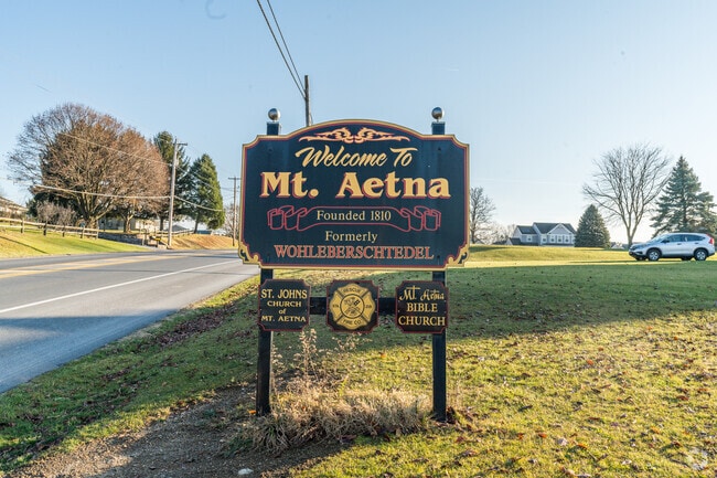 Welcome to Mt. Aetna. Where rustic charm meets tranquil landscapes.