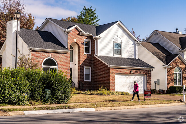 There are sidewalk lined streets throughout the Berrys Chapel neighborhood.