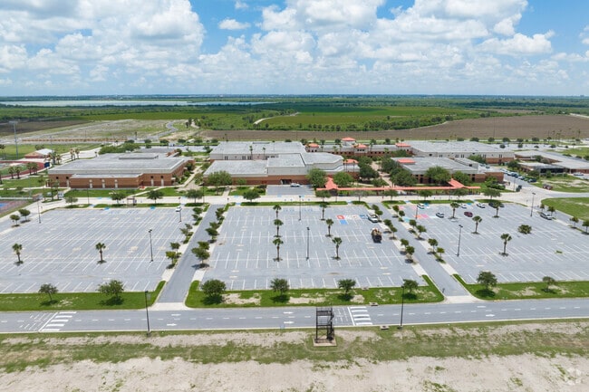 Veterans Memorial Early College High School hosts grades 9th to 12th in the Brownsville area.