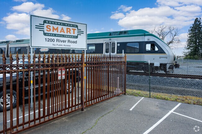 Travel through the region to Fountaingrove on the Smart Train.