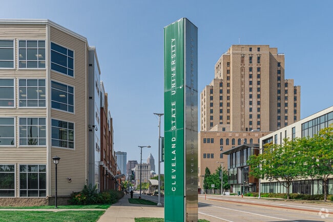 Cleveland State University is the heart of the Campus District neighborhood.