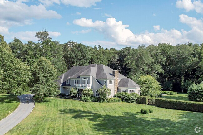 The North Salem community offers mini mansions with acres to enjoy.