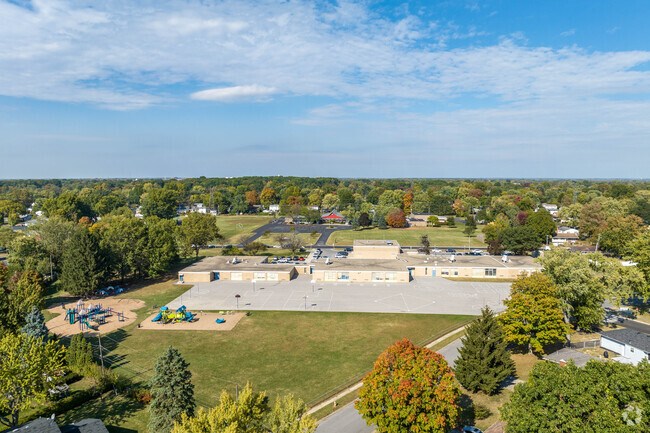 Woodward Park's Valley Forge Elementary has lots of greenspace for physical education lessons.