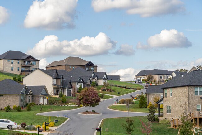 The streets of this Johnson City subdivision are nice and clean.