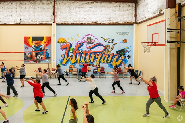 The Wittman Community Center in the Oval hosts several classes and community sports.