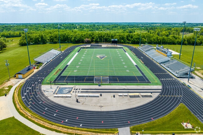With the construction of a new stadium, SEP Jr High will have its own football field and track.