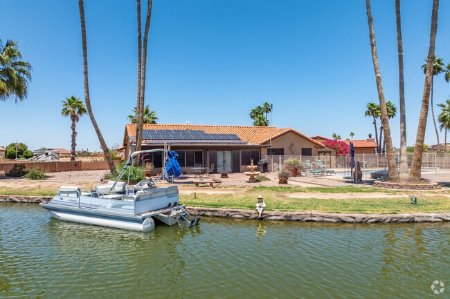One of the area’s most in-demand homes are waterfront properties in Arizona City.
