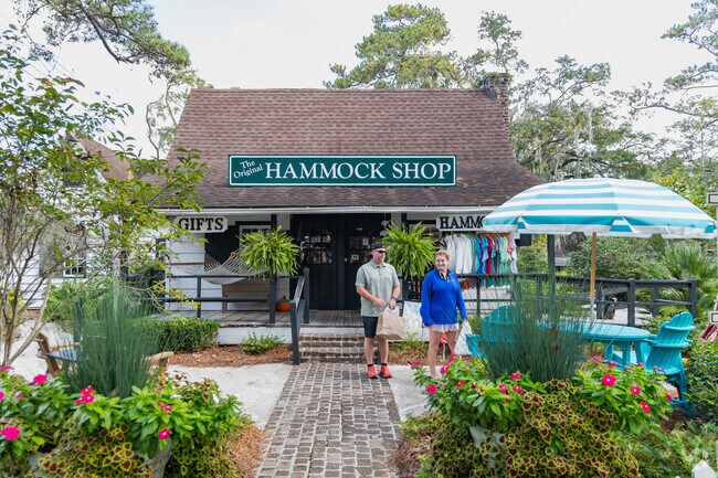 The Hammock Shops near Litchfield Beach are a go-to for home goods, gifts, and décor.