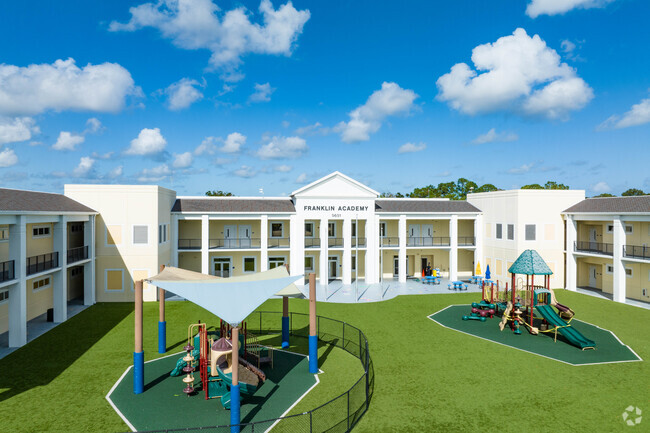 The Franklin academy's playground for students.