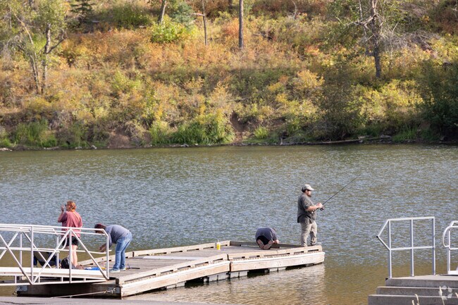 Fish from the dock or take your boat out on Fernan Lake near Southeast Hillside.