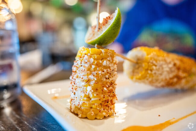 Kahlovera Mexican Bar & Grill in Meadowmont has great street corn.