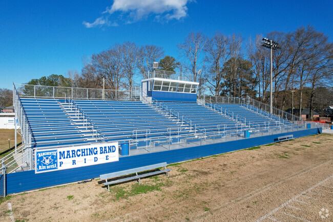 Enjoy a nail bitting football game at Manchester High School.