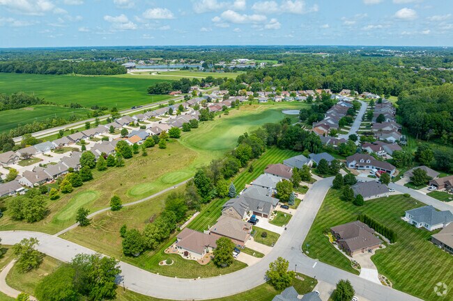 Wildcat homes line the fairways of the Wildcat Creek Golf Course.
