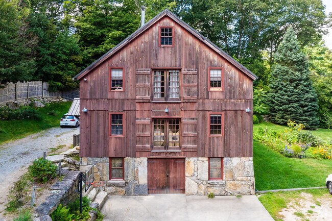 Mystic, CT is chalk full of converted farmhouses that now operate as businesses.