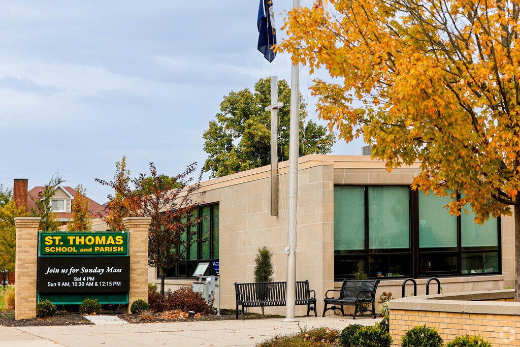 St. Thomas School is located in the historic downtown of Fort Thomas.
