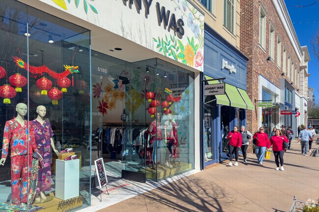 Shopping in Alpharetta's Avalon is a delightful and effortless experience, featuring a vibrant atmosphere filled with a diverse array of stores and charming boutiques, all within a short drive from Seven Oaks.