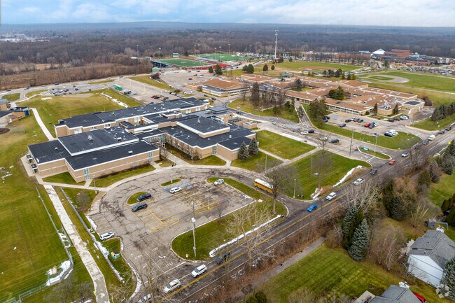 The campus of Scripps Middle School sits on a large campus with other schools.
