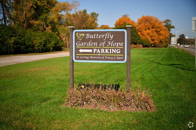 The Butterfly Garden of Hope has parking and is located near Galeville, NY.