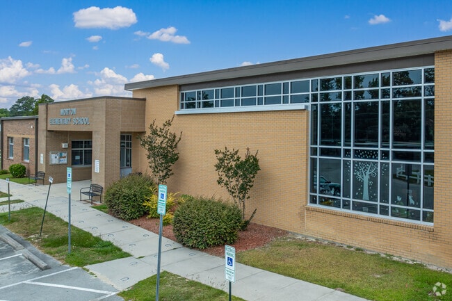 Morton Elementary School serves almost 700 students.