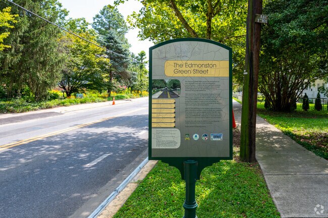 The Edmonston Green Street Project transformed Decatur Street to be environmentally friendly.