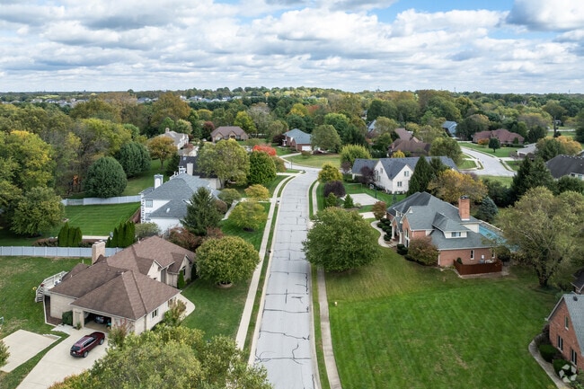 Higher end homes can be found throughout the Frances-Stones Crossing neighborhood.
