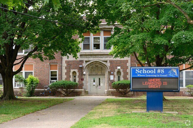 Clifton School No. 8 is a small public elementary school in Delawanna with 168 students.