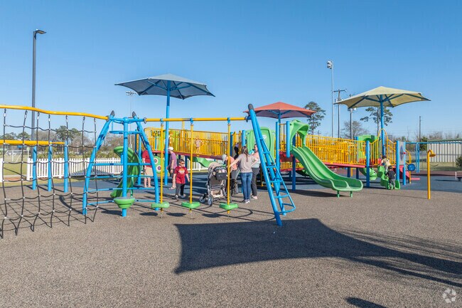 Families in Lugoff and surrounding areas love spending time at the complex, where they can enjoy walking trails, open spaces, and playgrounds.