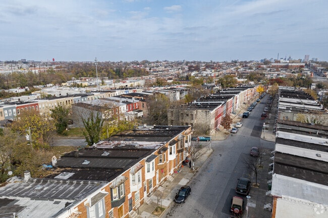 Just four miles from Baltimore’s center, Shipley Hill blends city access with quiet streets.