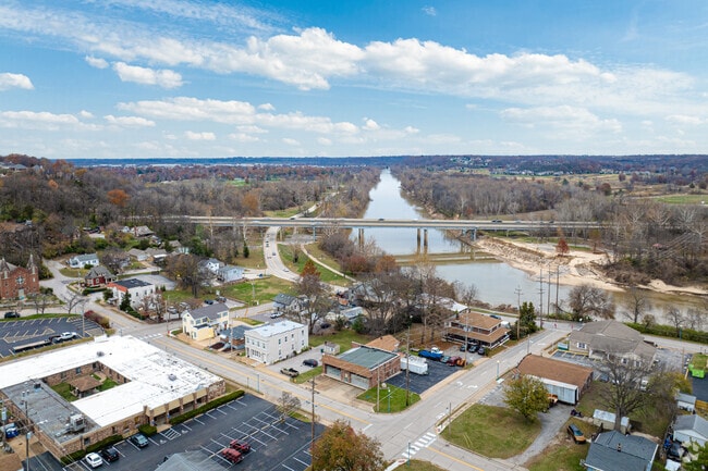 Old town Fenton is situated at Rte 30 and the Meramec River.