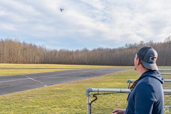 PGRC Field is a popular spot for mini plane pilots.