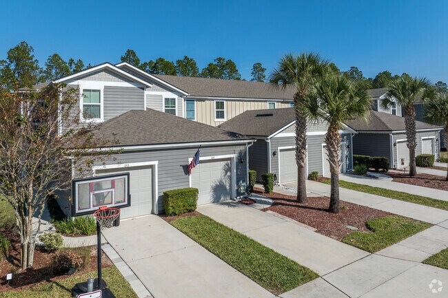 Townhomes offers a lower price point when looking for a home in Durbin Crossing.