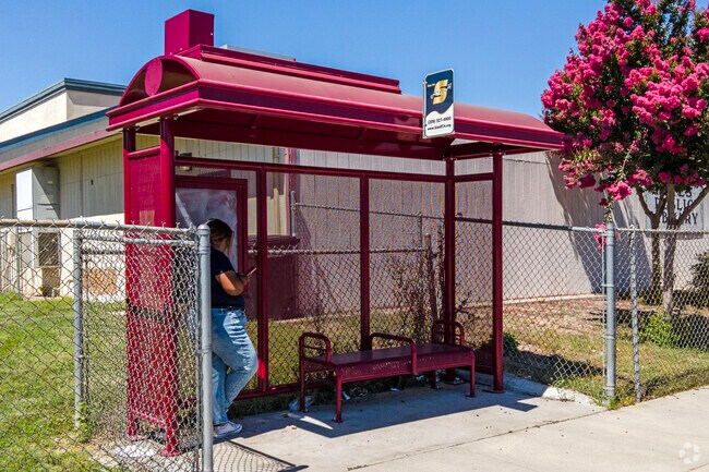 Catch a local bus at several stops throughout Keyes.