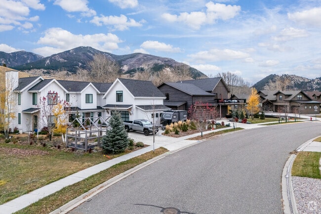 Rows of meticulously crafted Craftsman homes can be found throughout East Bozeman.