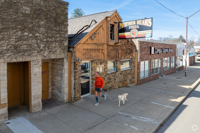 E. 3rd has wide sidewalks for running and walking from SoMax to other Bloomington neighborhoods.