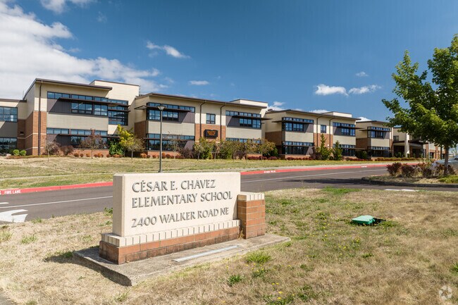 Caesar Chavez Elementary School in North Lancaster Neighborhood in Salem.