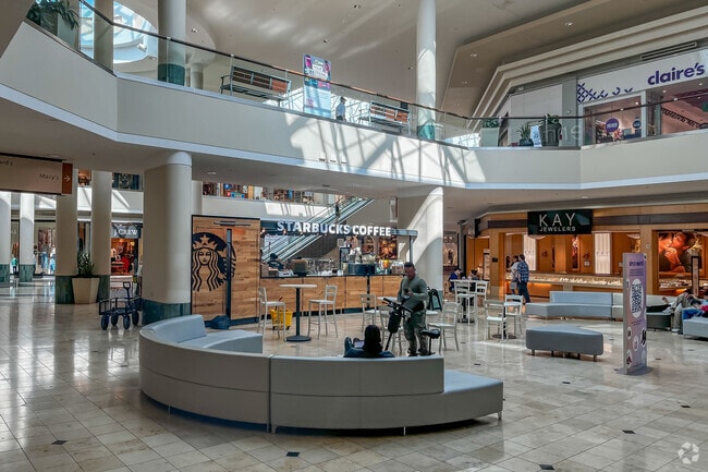 Woodland hills mall is on the North boundary of Woodlands Neighborhood.